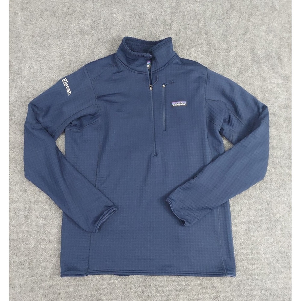 Patagonia Men's Navy Zip-Up Sweater